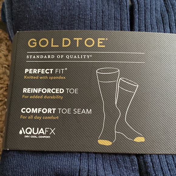 Mens Stanton GoldToe Cotton Crew Socks - Picture 4 of 5